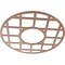 Ekena Millwork O'Neal Wood Fretwork Pierced Ceiling Medallion, Wood (Paint Grade), 32"OD x 11 5/8"ID x 3/8"T CMWP32X32X0375ONMF - alternate 3